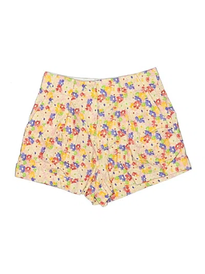 Pre-owned Something Navy Shorts In Yellow