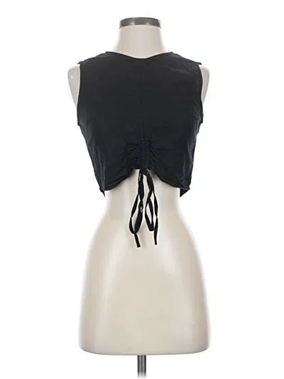 Pre-owned Something Navy Sleeveless Blouse In Black