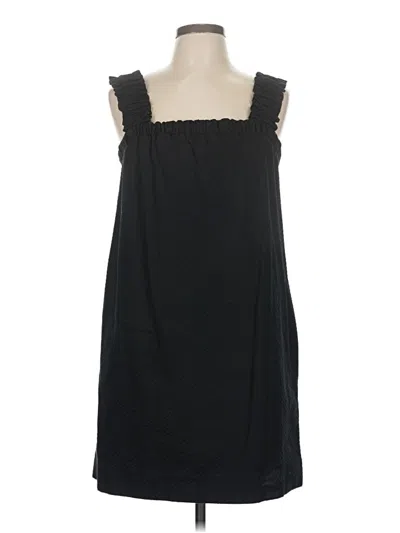 Pre-owned Something Navy Sleeveless Top Black Square Neckline Tops