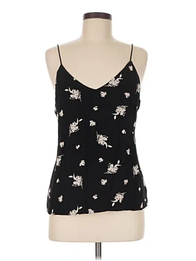 Pre-owned Something Navy Sleeveless Top Black Sweetheart Neckline Tops