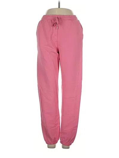 Pre-owned Something Navy Sweatpants In Pink