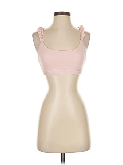Pre-owned Something Navy Tank Top Pink Strapless Neckline Tops