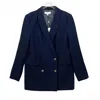 Something Navy Women's Danielle Double Breasted Blazer In Navy In Blue