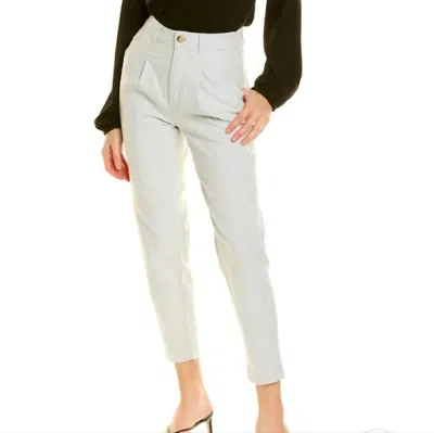 Something Navy Women's Leighton Pleated Denim Pants In Blue