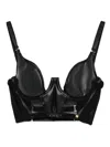 Something Wicked Mia Balconette Wired Bra In Black
