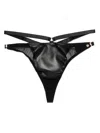 Something Wicked Mia Strappy Panelled Thong In Black