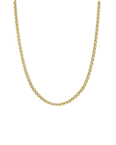 Somethingaboutus Men's Box Chain Necklace Gold