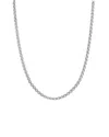 Somethingaboutus Men's Silver Box Chain Necklace