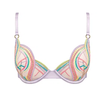 Somewhere Never Women's Purple Miami Nice Underwire Bra