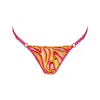 Somewhere Never Women's Yellow / Orange / Pink Running Wild String In Yellow/orange/pink