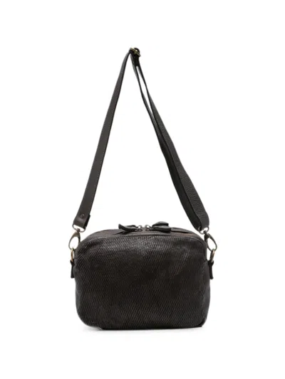 Sommet Arlo Petalino Textured Leather Shoulder Bag In Brown