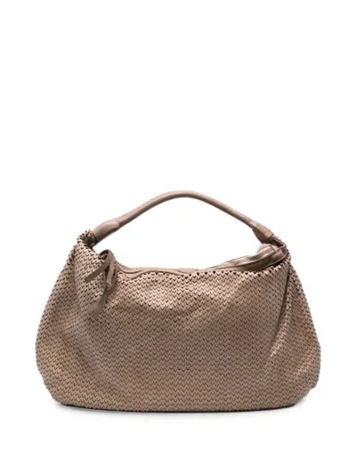 Sommet Aura Petalino Shoulder Bag In Brown