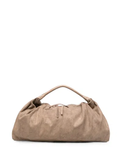 Sommet Aura Petalino Shoulder Bag In Brown
