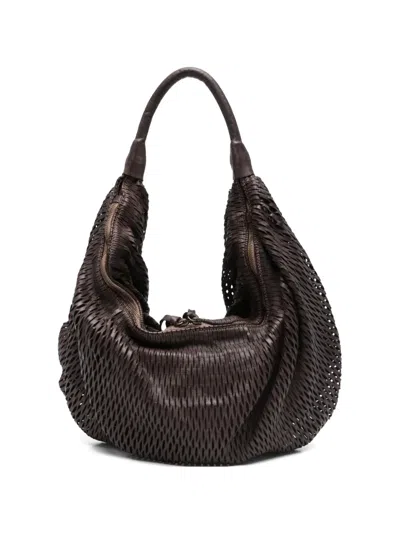 Sommet Aura Woven Shoulder Bag In White