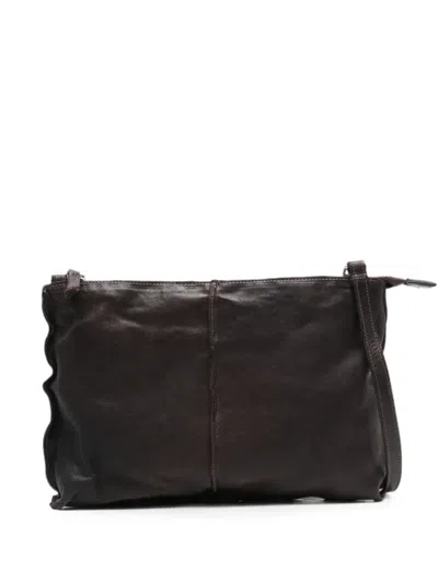 Sommet Clark Leather Shoulder Bag In Brown