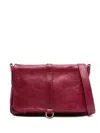 Sommet D-ring Cross Body Bag In Purple