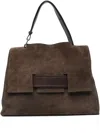 Sommet Flap Strap Tote Bag In Brown