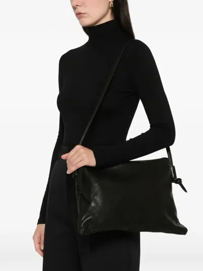 Sommet Frida Leather Shoulder Bag In Purple