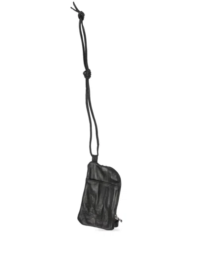 Sommet Leather Phone Case In Black
