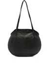 Sommet Leather Shoulder Bag In Black