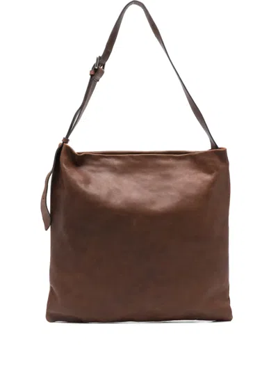 Sommet Lidia Buckle-detail Messenger Bag In Brown