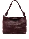 Sommet Pleated Knot Shoulder Bag In Red
