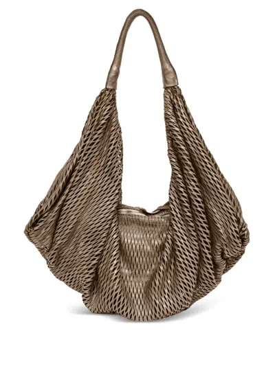 Sommet Woven Shoulder Bag In Neutral