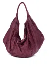 Sommet Woven Zip Shoulder Bag In Red