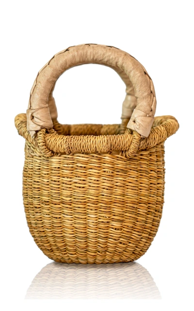 Sonder & Holliday The Micro Victoria Basket No.1 In Ivory