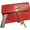 SONDRA dressing gownRTS CLASP CROSSBODY BAG IN RED/GOLD