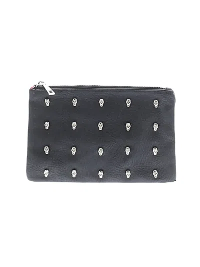 Pre-owned Sondra Roberts Leather Clutch In Black