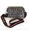 Sondra Roberts Leopard Crossbody In Blue