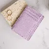 Soneha Cactus Leather Wallet In Purple