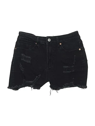 Pre-owned S.o.n.g. Denim Shorts In Black