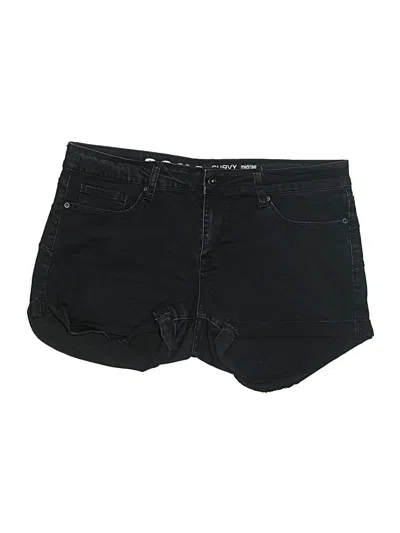 Pre-owned S.o.n.g. Denim Shorts In Black