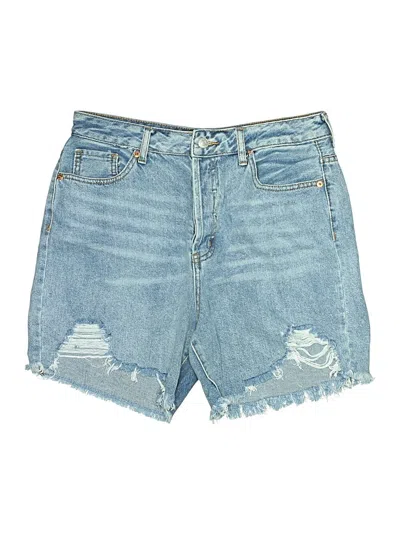 Pre-owned S.o.n.g. Denim Shorts In Blue
