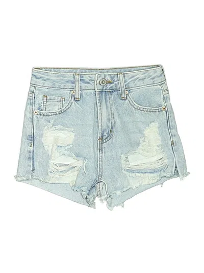 Pre-owned S.o.n.g. Denim Shorts In Blue