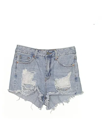Pre-owned S.o.n.g. Denim Shorts In Blue