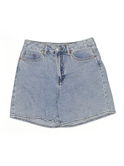 Pre-owned S.o.n.g. Denim Shorts In Blue