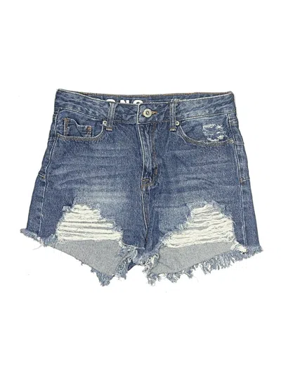 Pre-owned S.o.n.g. Denim Shorts In Blue
