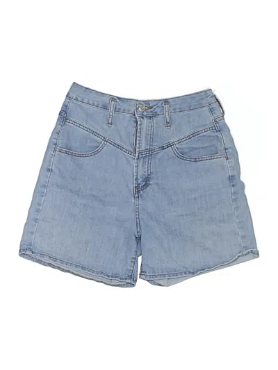 Pre-owned S.o.n.g. Denim Shorts In Blue