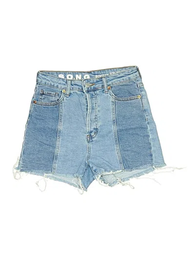 Pre-owned S.o.n.g. Denim Shorts In Blue