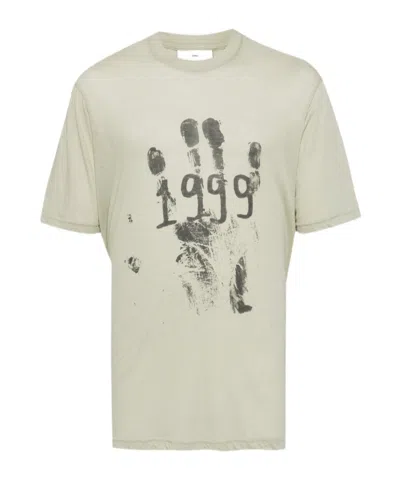 Song For The Mute 1999 Hand Cotton-blend T-shirt In Neutral
