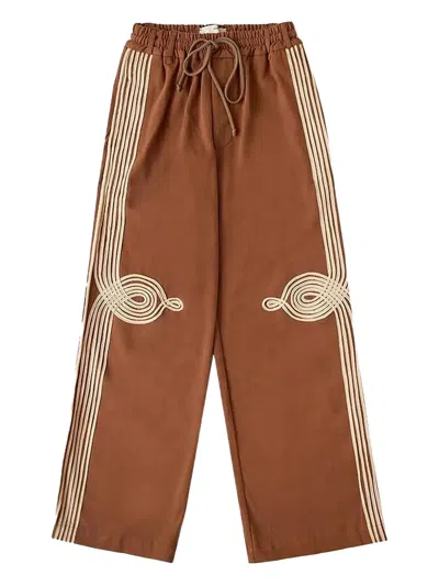 SONG FOR THE MUTE APPLIQUÉ TRACK PANTS
