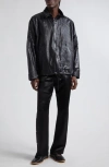 Song For The Mute Black Coated Jacket In Black