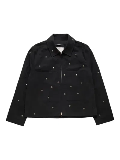 SONG FOR THE MUTE BEAD-EMBELLISHED SHIRT JACKET