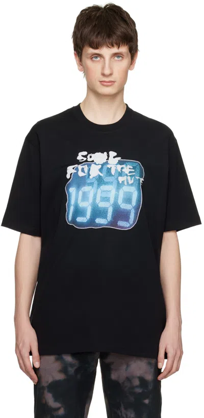 Song For The Mute Crew Neck T-shirt In Black