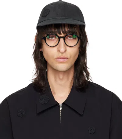 Song For The Mute Black 'daisy' Baseball Cap
