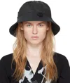 Song For The Mute Black Daisy Bucket Hat In Black