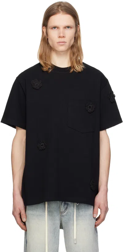 SONG FOR THE MUTE BLACK 'DAISY' STANDARD T-SHIRT